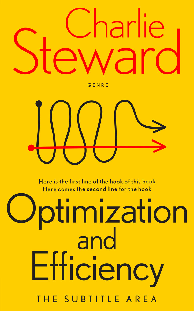 2D view of Premade Business Book Cover - Supernova