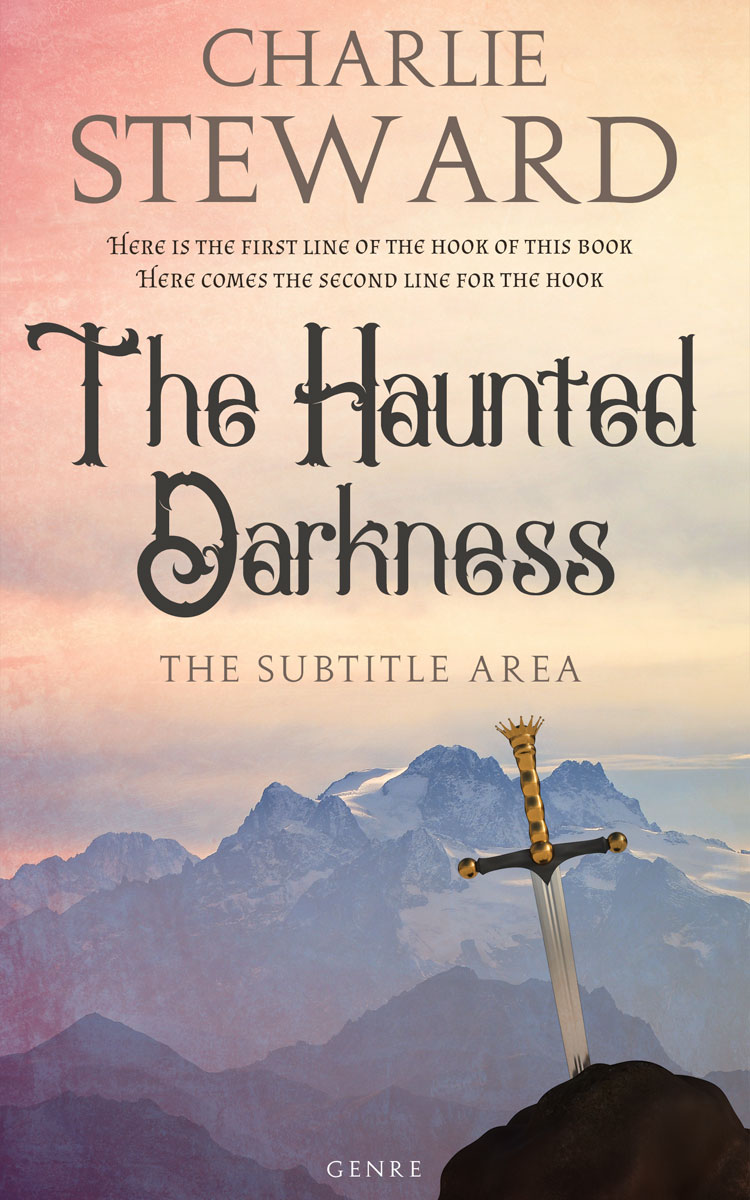 2D view of Clam Shell #21388 - Premade Fantasy Book Cover