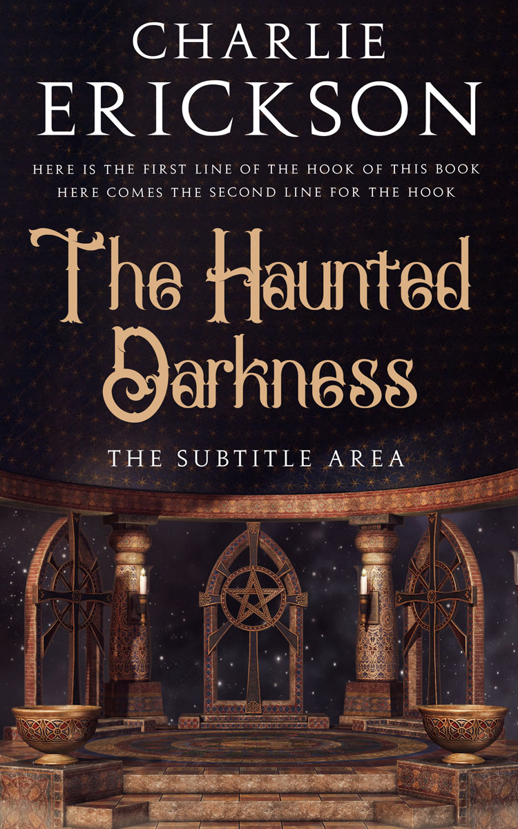 2D view of Thunder #21390 - Premade Fantasy Book Cover