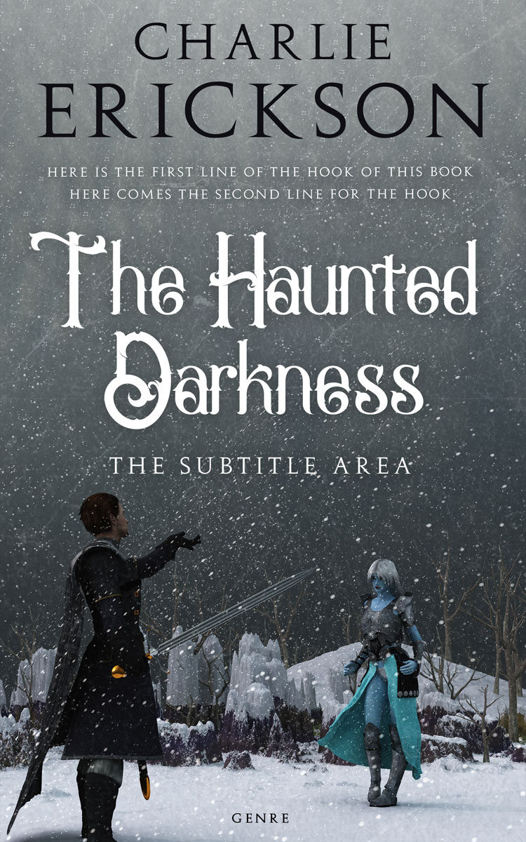 2D view of Abbey #21392 - Premade Fantasy Book Cover