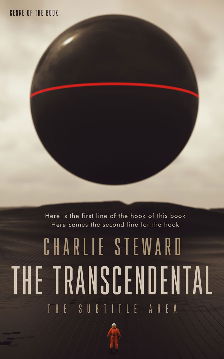 2D view of Cocoa Brown #21399 - Premade Apocalyptica Book Cover