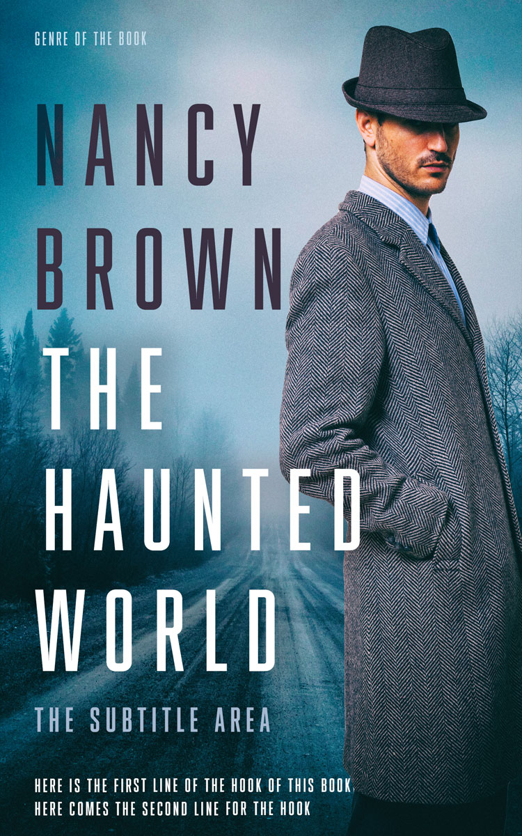 2D view of Premade Mystery & Thriller & Suspense Book Cover - Blue Dianne