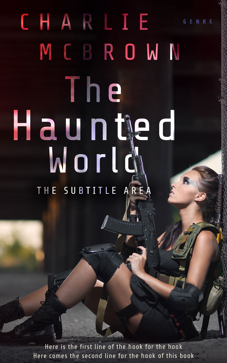 2D view of Thunder #21411 - Premade Action & Adventure Book Cover