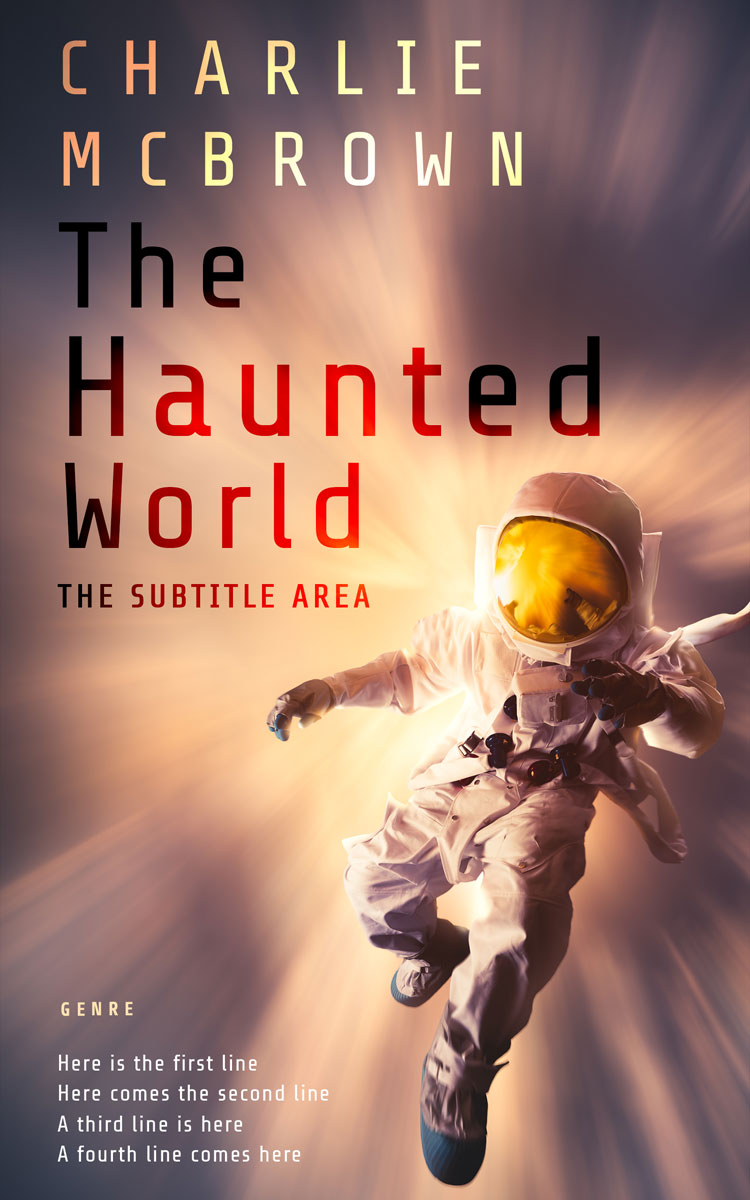 2D view of Russett #21432 - Premade Science Fiction Book Cover