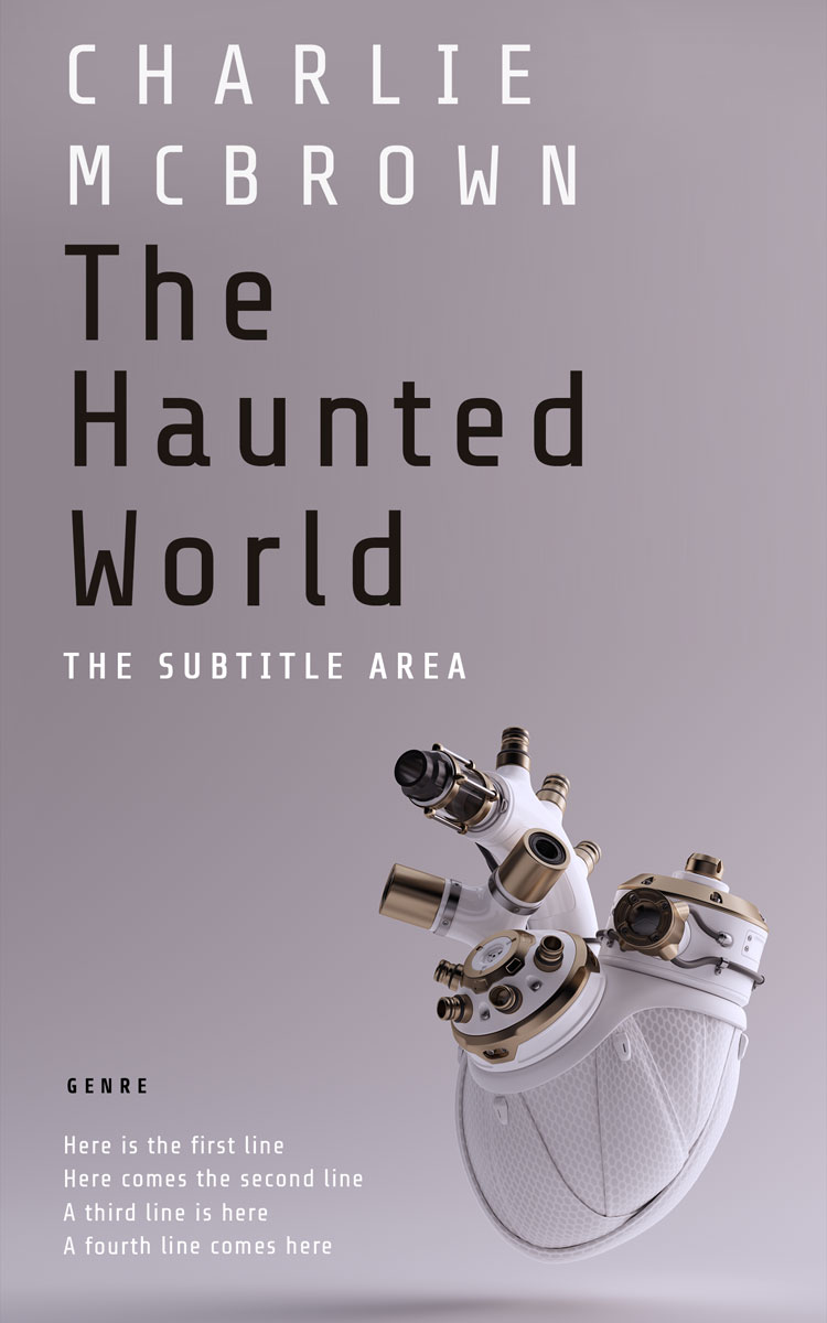 2D view of Shady Lady #21433 - Premade Science Fiction Book Cover