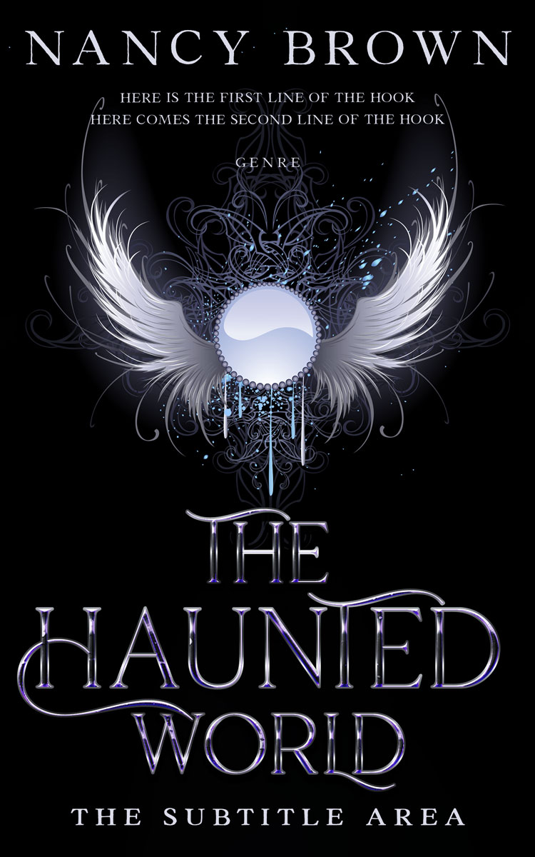 2D view of Premade Fantasy Book Cover - Woodsmoke