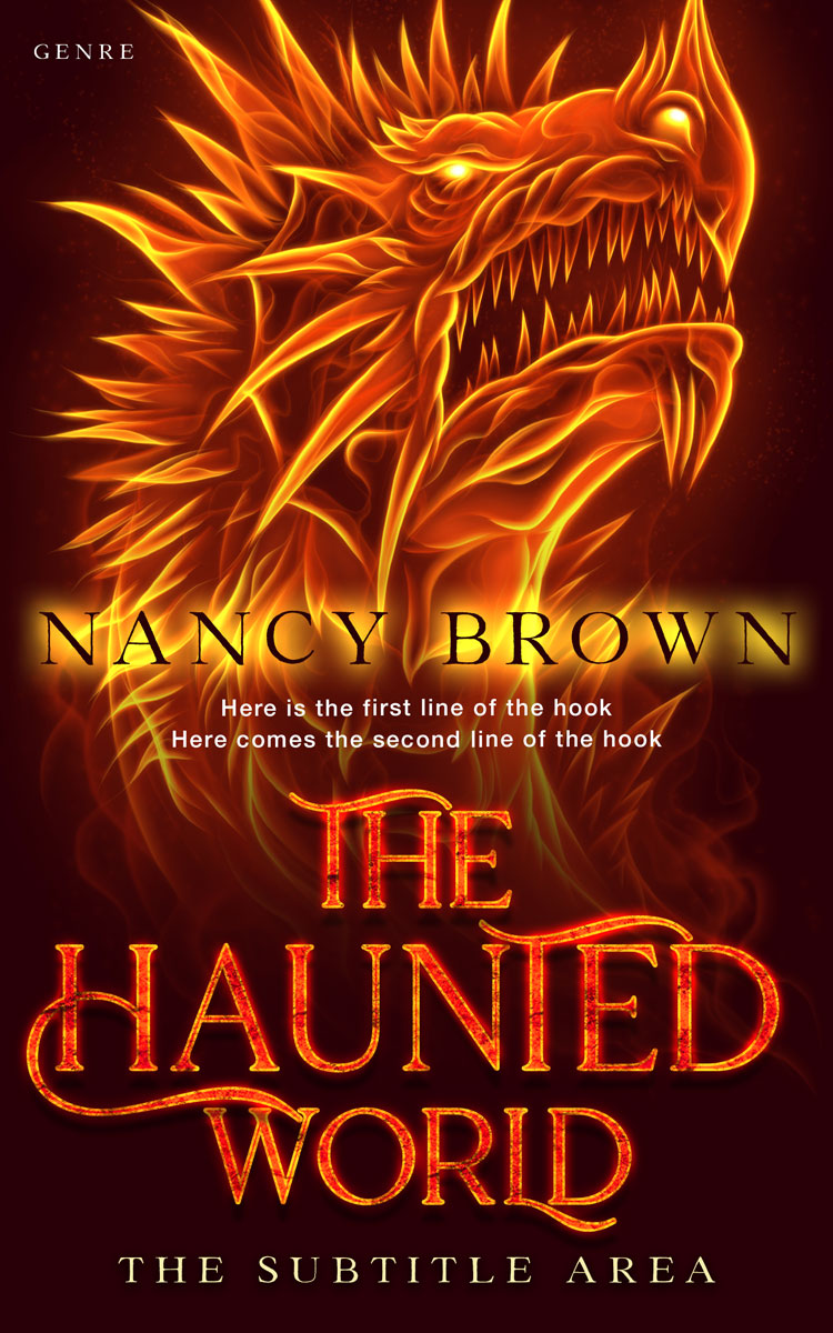 2D view of Premade Fantasy Book Cover - Bulgarian Rose