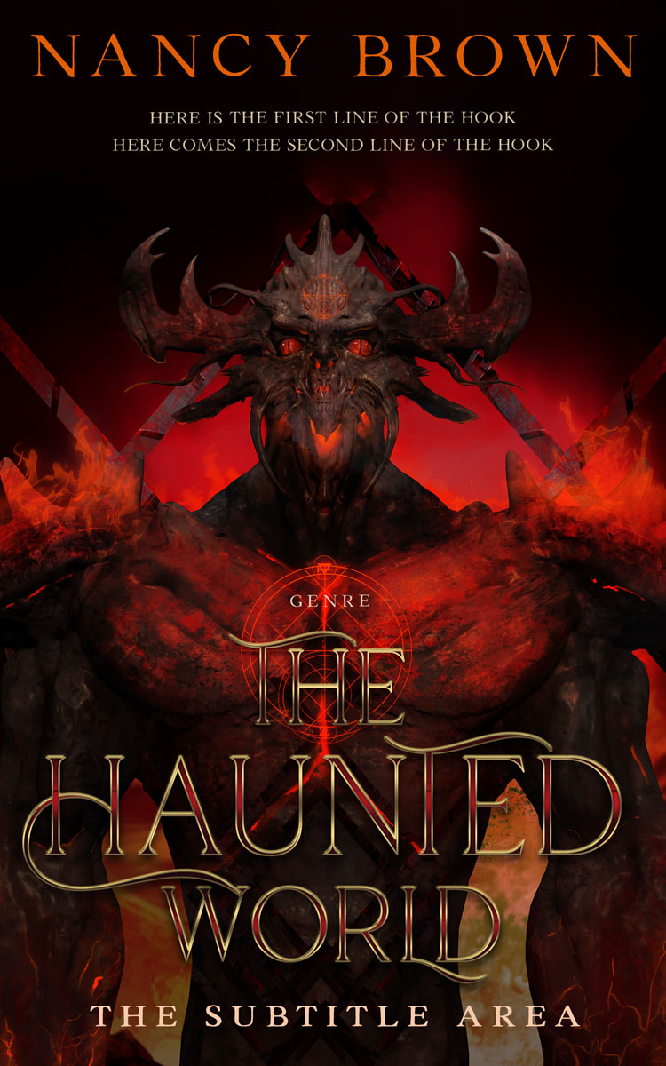 2D view of Asphalt #21445 - Premade Fantasy Book Cover