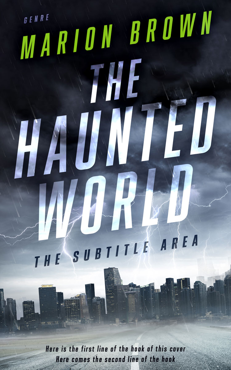 2D view of Premade Mystery & Thriller & Suspense Book Cover - Ebony Clay