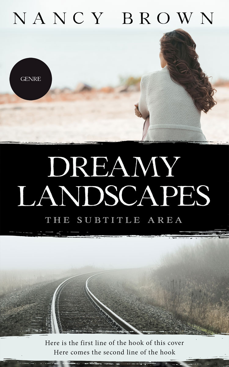 2D view of Cod Gray #21474 - Premade Travel Book Cover