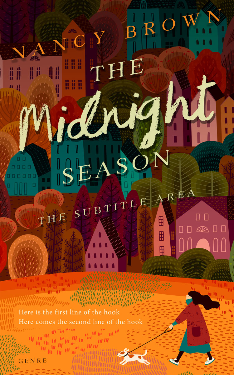 2D view of Premade Literary Fiction Book Cover - Jaffa