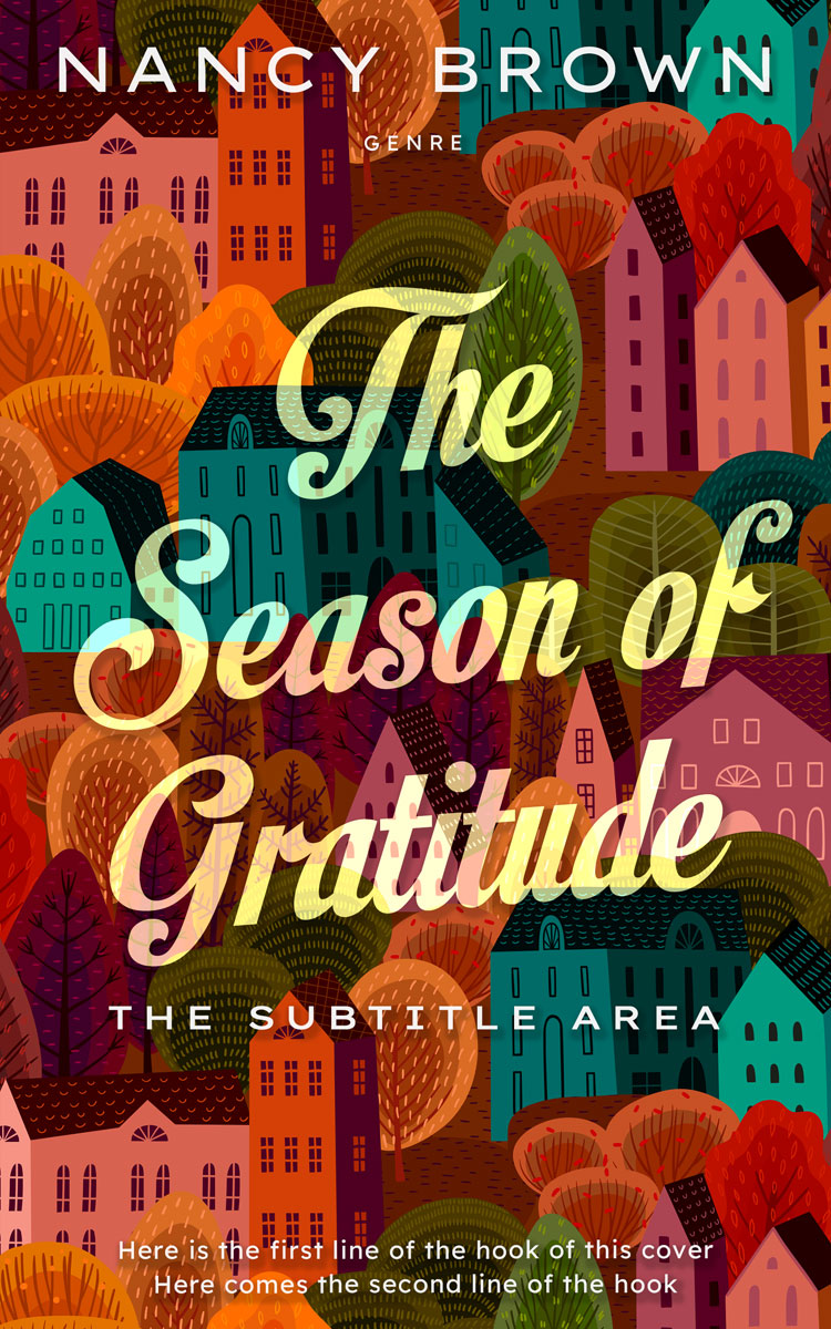 2D view of Black Marlin #21518 - Premade Literary Fiction Book Cover