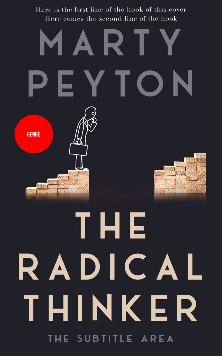 2D view of Premade Self-Improvement & Self-Help Book Cover - Shark