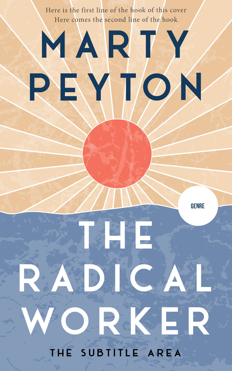 2D view of Silver Rust #21546 - Premade Abstract Book Cover