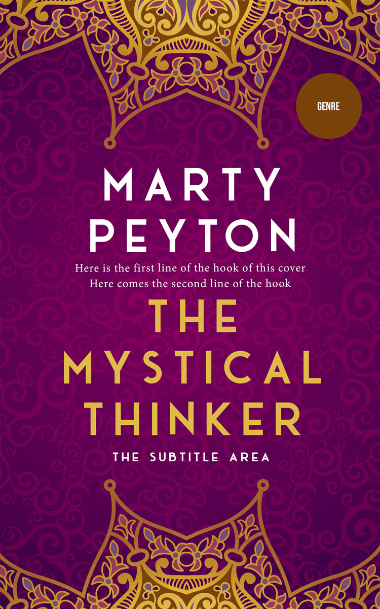 2D view of Premade Religion & Spirituality Book Cover - Rose Bud Cherry