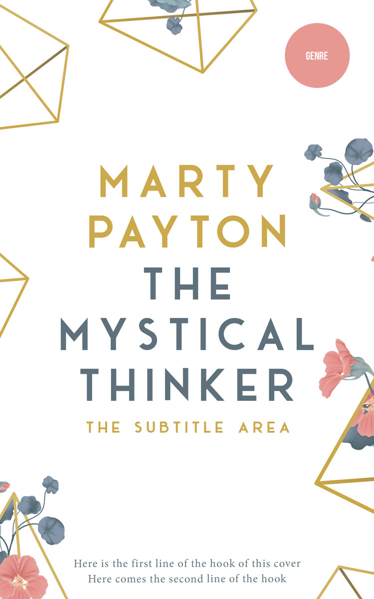 2D view of Eunry #21551 - Premade Poetry Book Cover | BookCoverZone