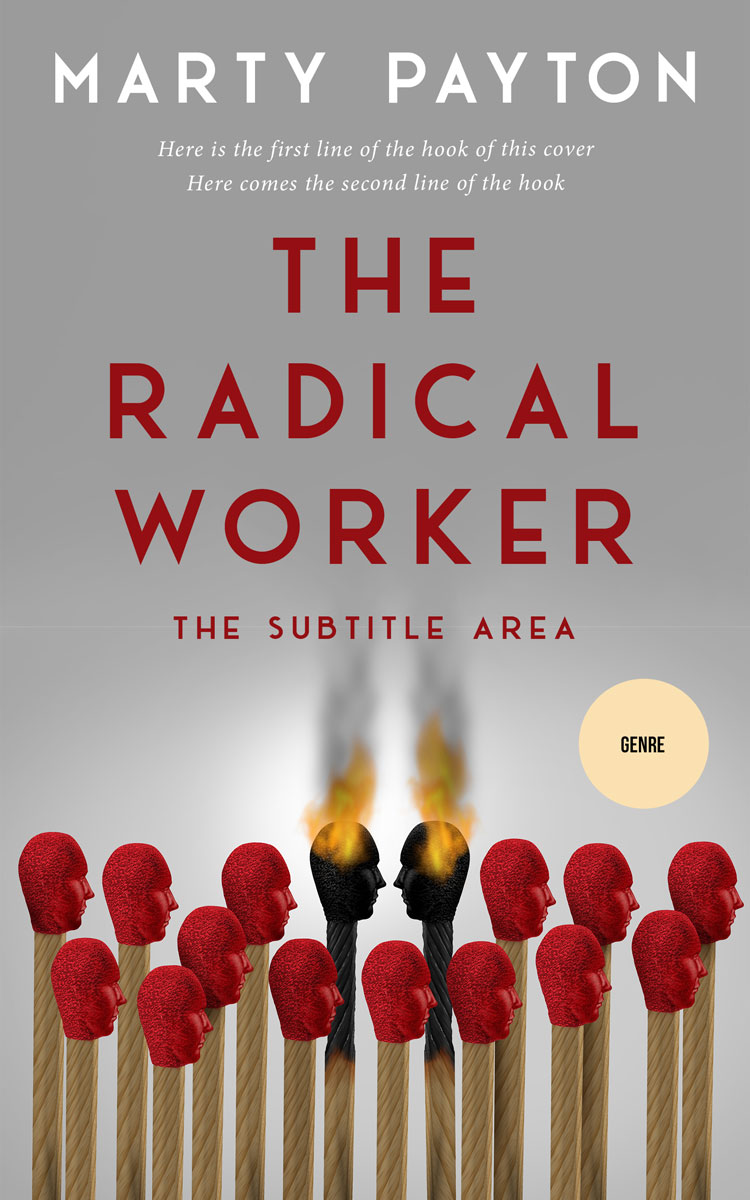 2D view of Dawn #21556 - Premade Business Book Cover