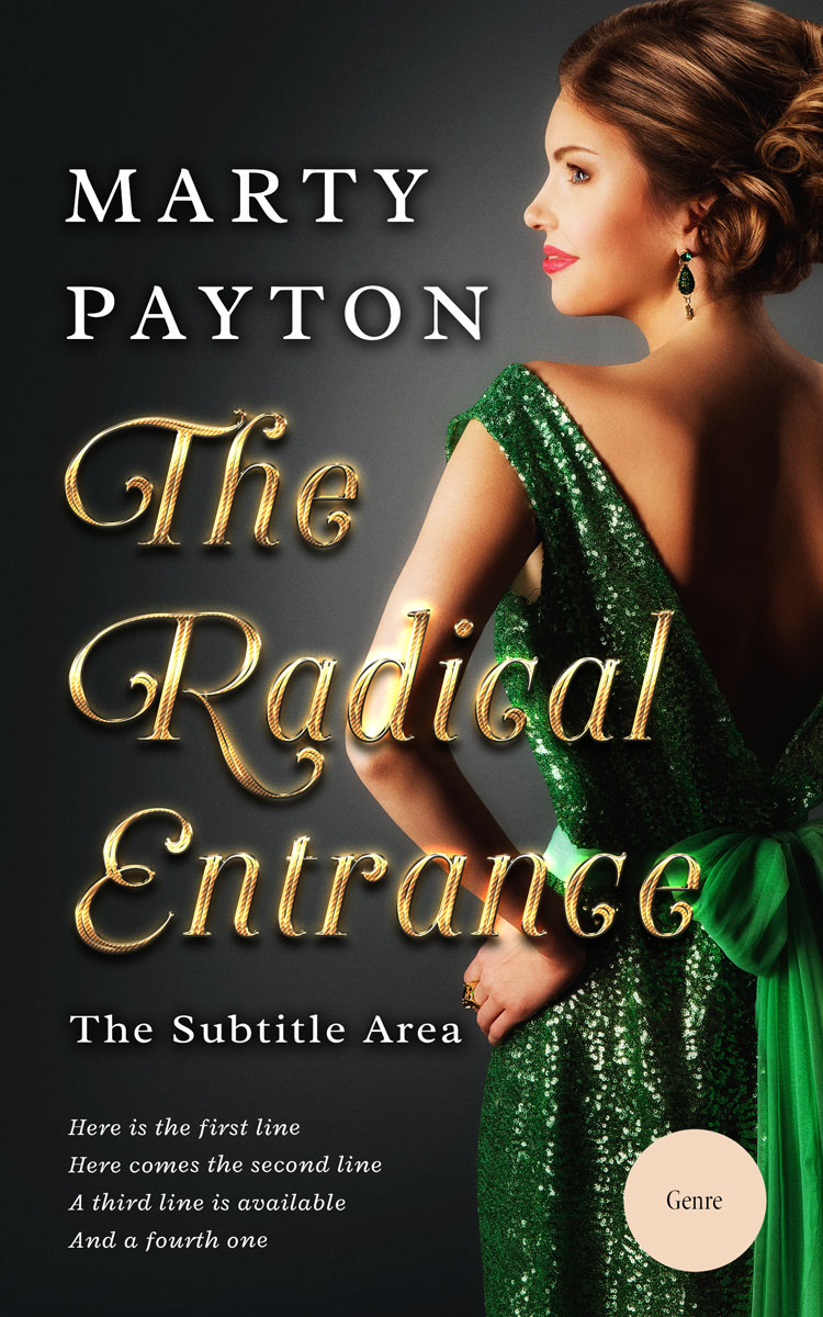 2D view of Heavy Metal #21571 - Premade Chick Lit Book Cover