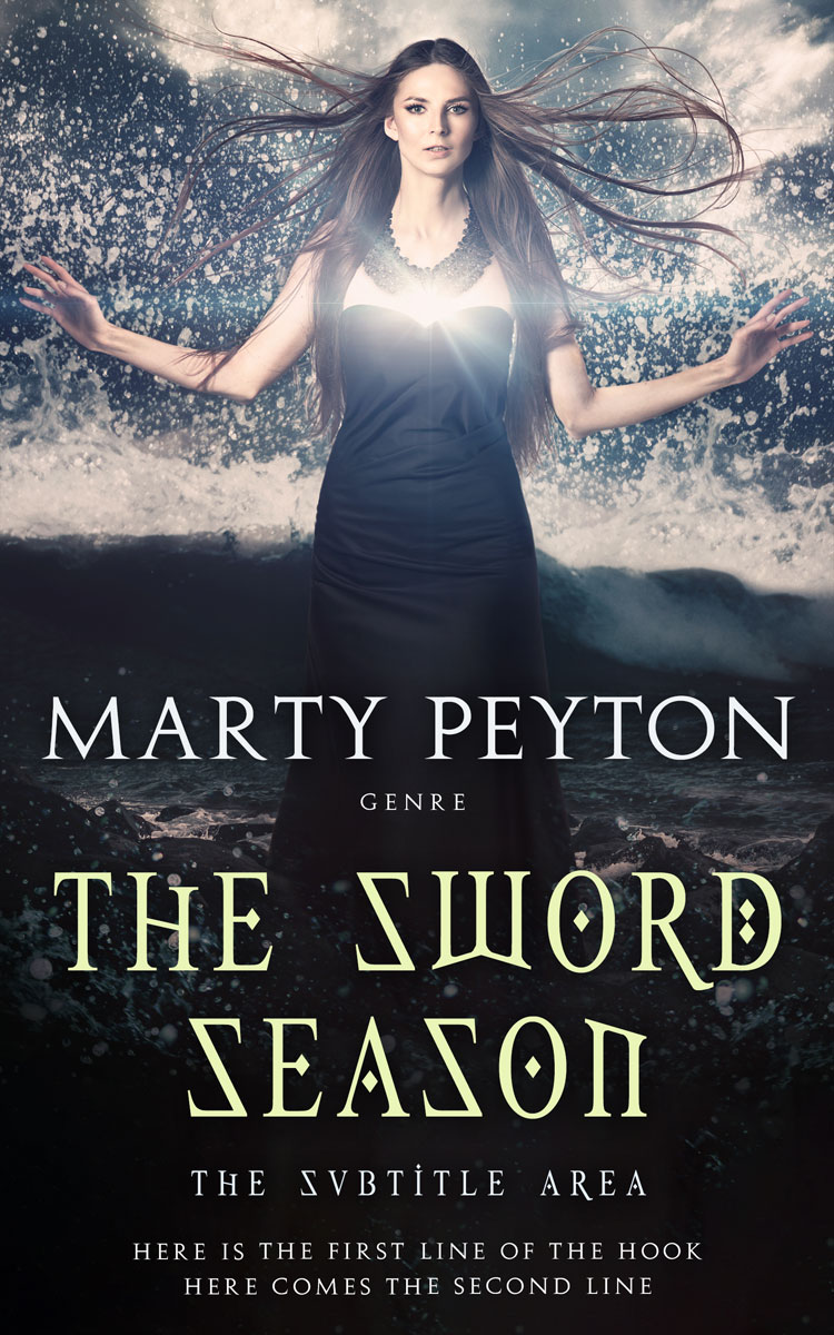 2D view of Sisal #21634 - Premade Fantasy Book Cover