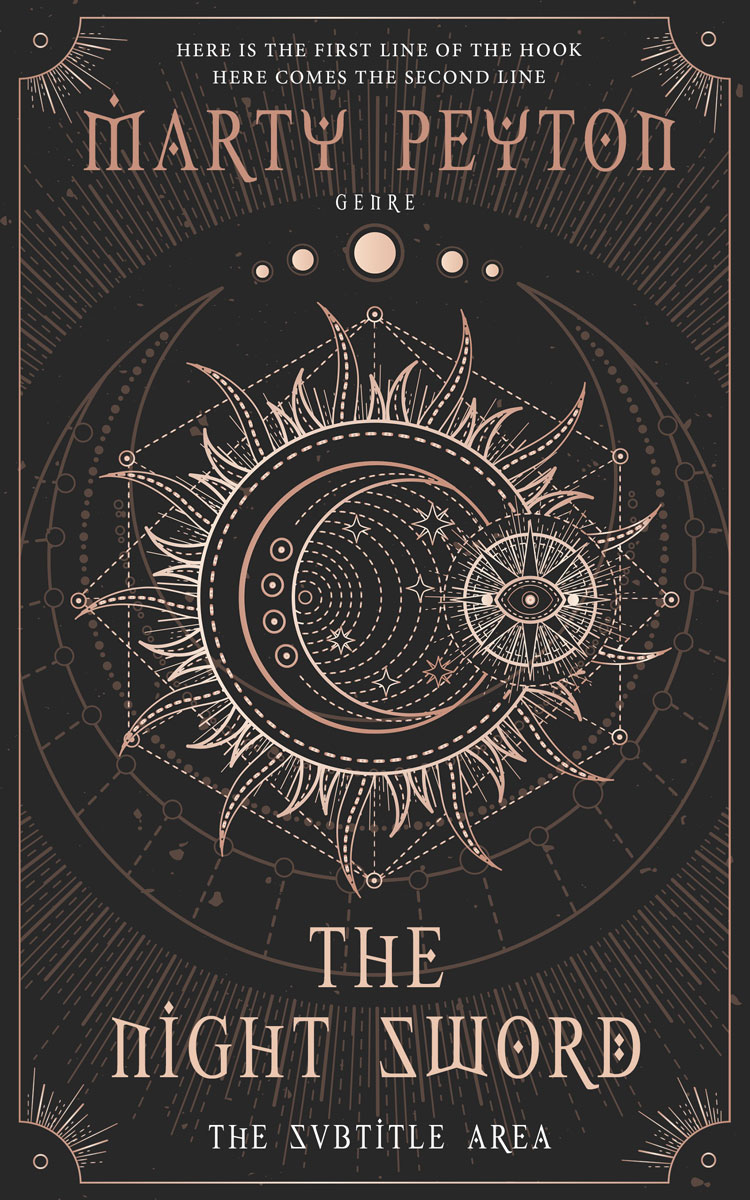 2D view of Dune #21644 - Premade Fantasy Book Cover