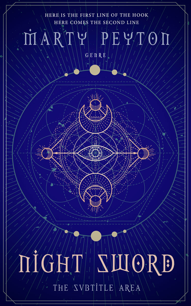 2D view of Arapawa #21648 - Premade Fantasy Book Cover