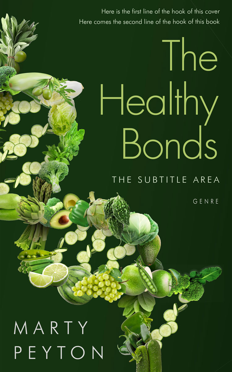 2D view of Seaweed #21677 - Premade Abstract Book Cover