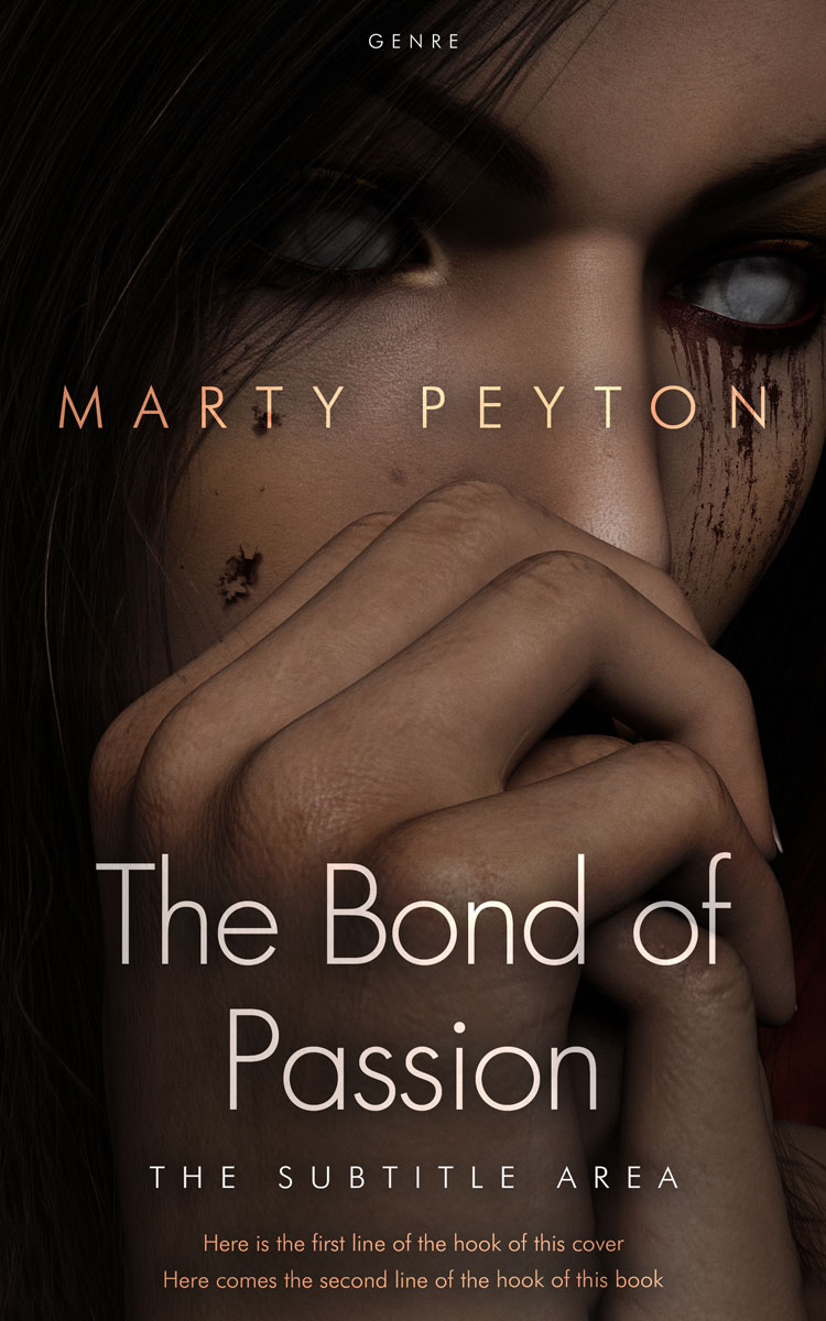 2D view of Oil #21684 - Premade Horror Book Cover