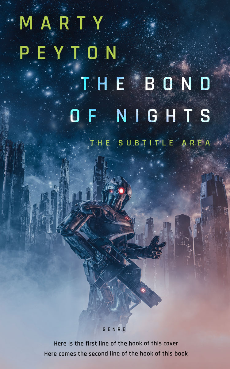 2D view of Cloud Burst #21706 - Premade Apocalyptica Book Cover