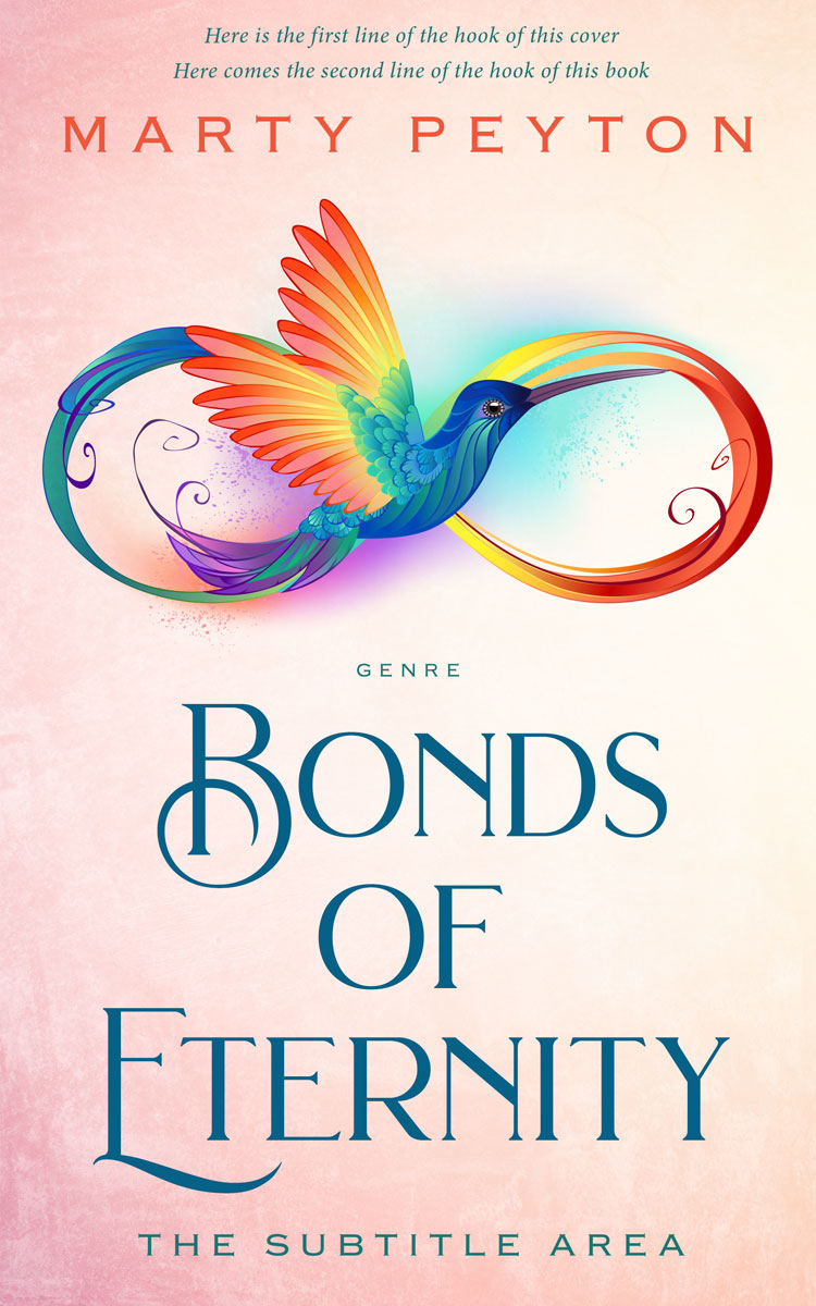 2D view of Premade Religion & Spirituality Book Cover - Albescent White