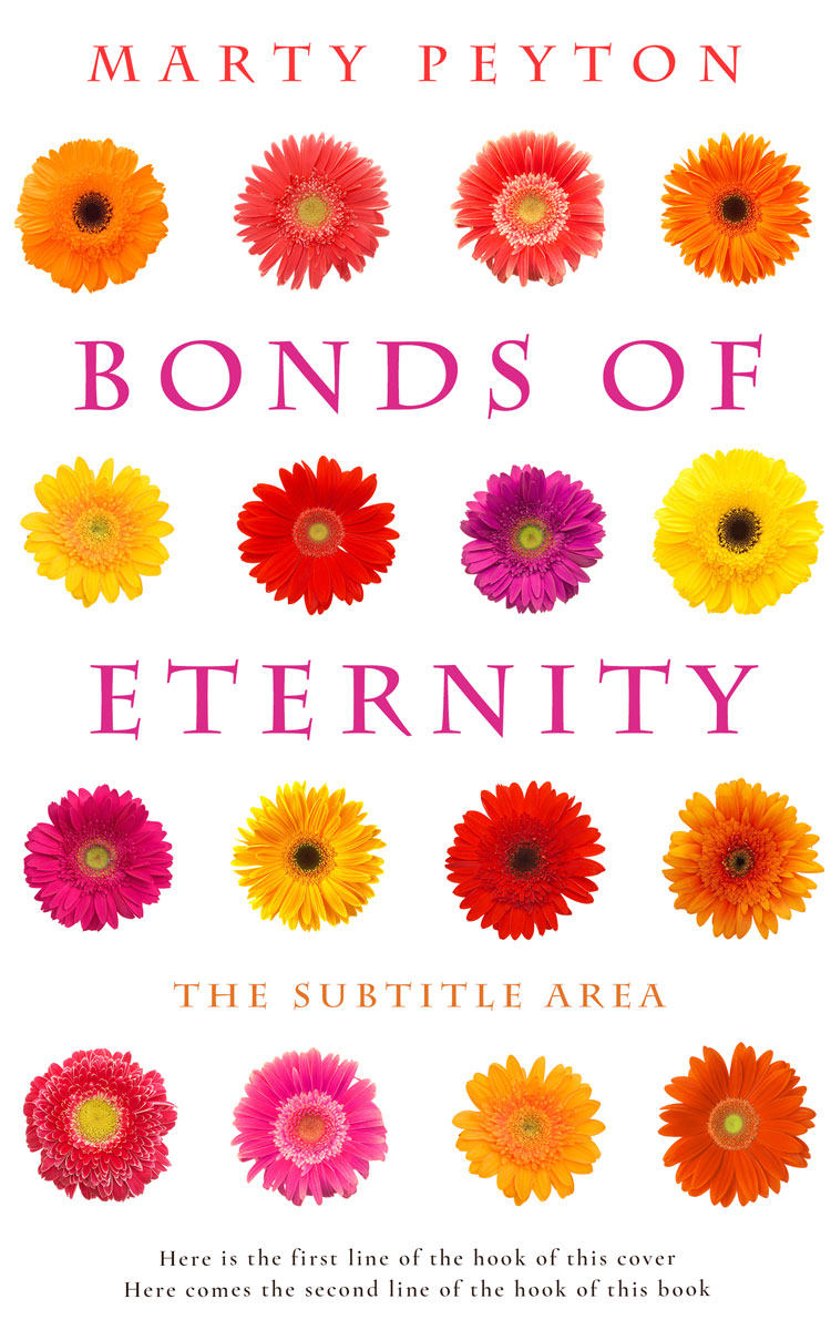 2D view of Premade Literary Fiction Book Cover - Peach Yellow