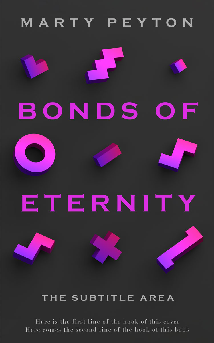 2D view of Baltic Sea #21735 - Premade Abstract Book Cover