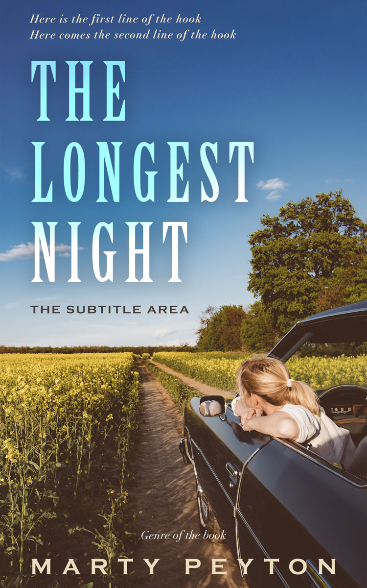 2D view of Kashmir Blue #21748 - Premade Romance Book Cover