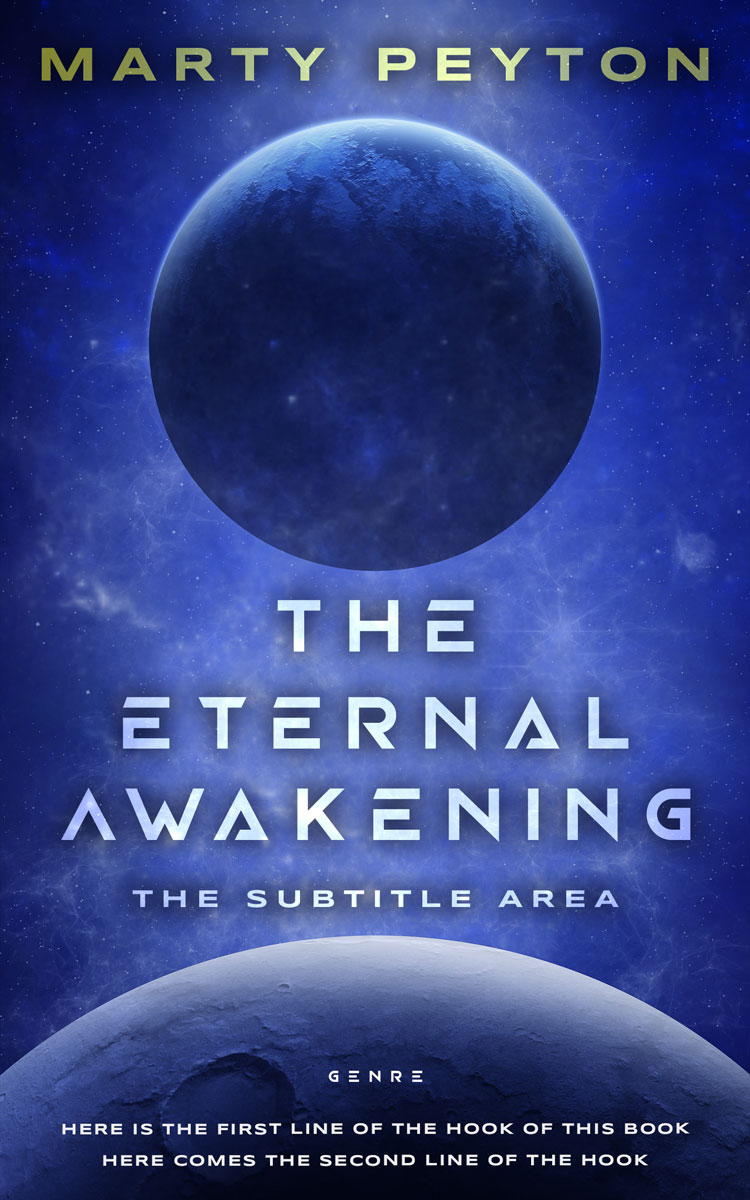 2D view of Bay Of Many #21794 - Premade Science Fiction Book Cover