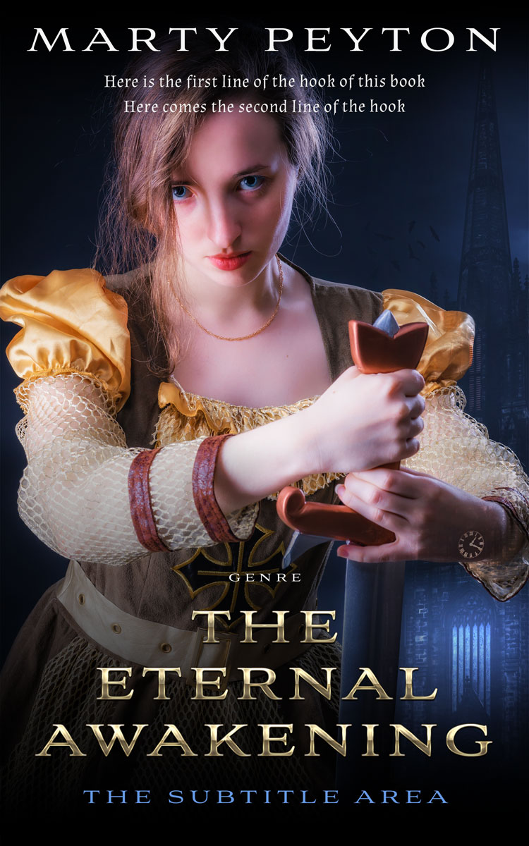 2D view of Quicksand #21799 - Premade Historical Book Cover