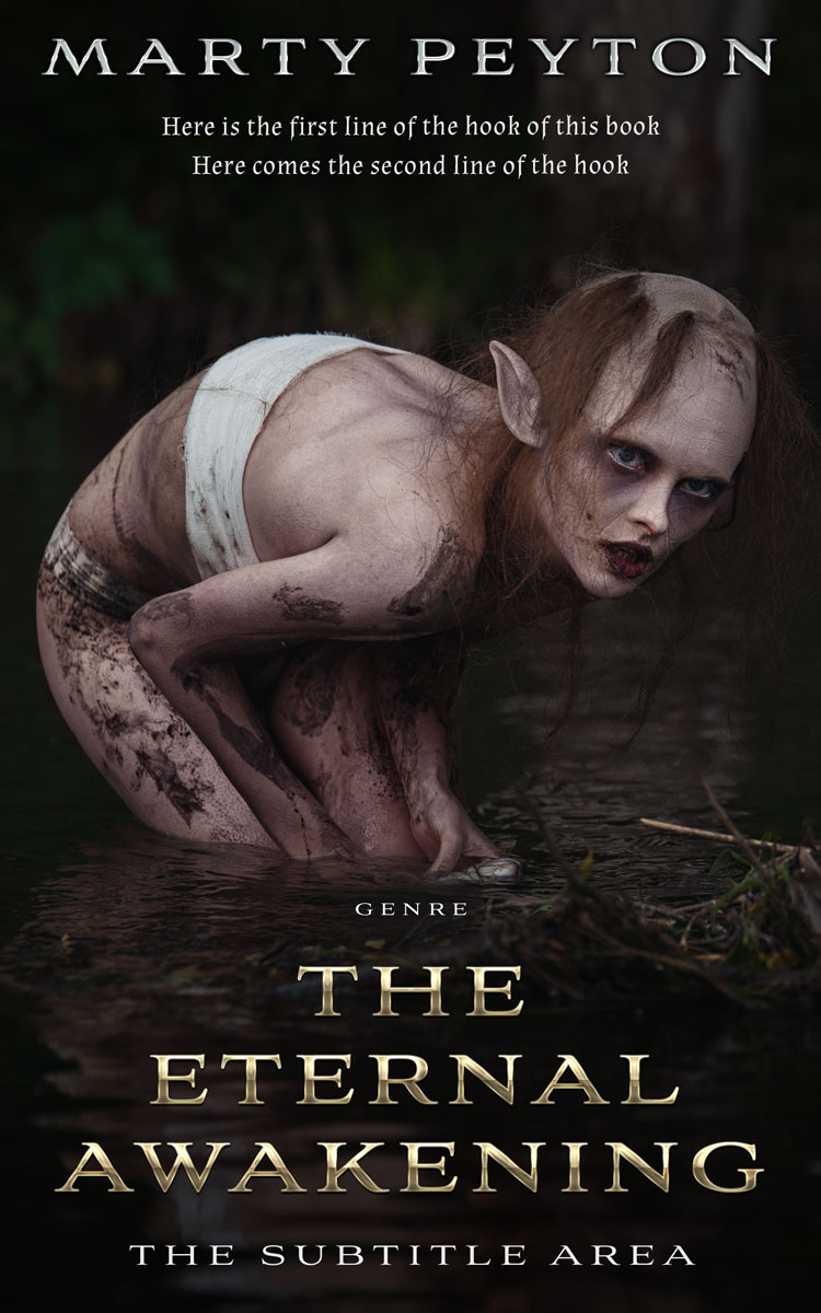 2D view of Zeus #21807 - Premade Fantasy Book Cover