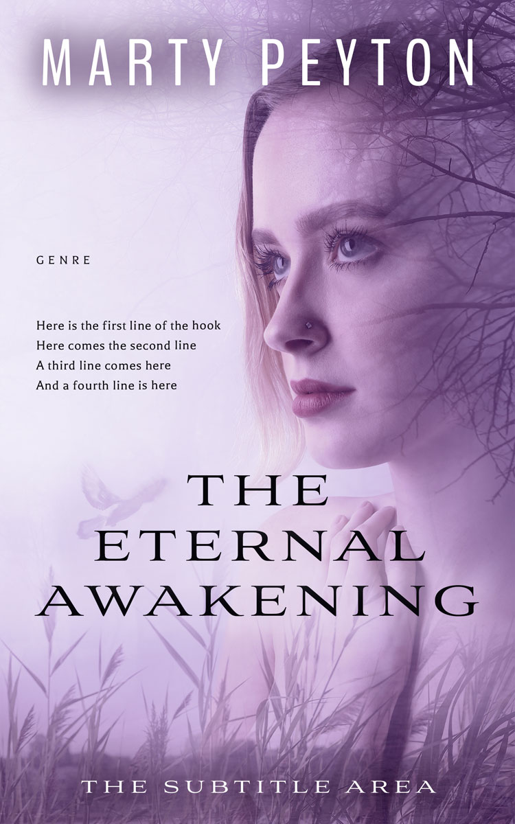 2D view of Premade Romance Book Cover - Prelude