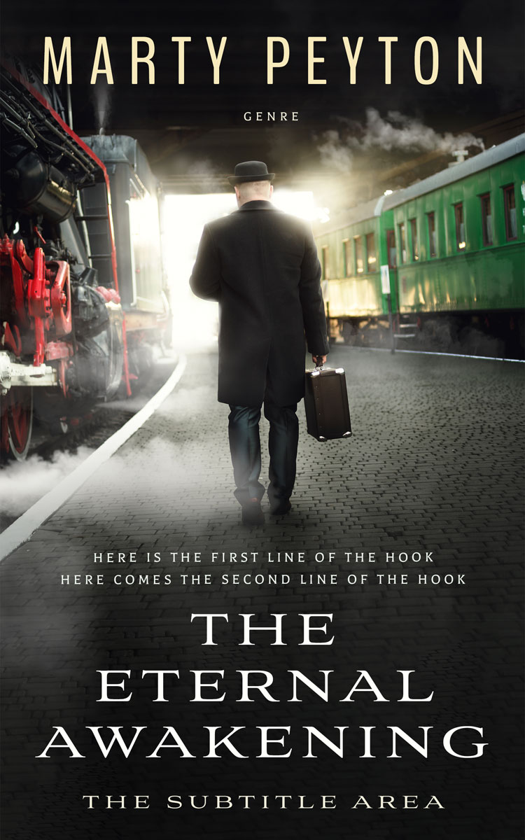 2D view of Premade Travel Book Cover - Heavy Metal