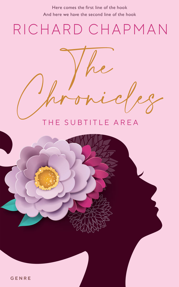 2D view of Maroon Oak #21838 - Premade Chick Lit Book Cover