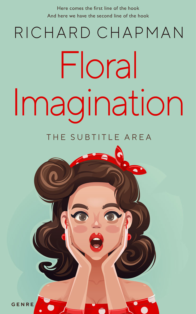 2D view of Spring Rain #21840 - Premade Literary Fiction Book Cover