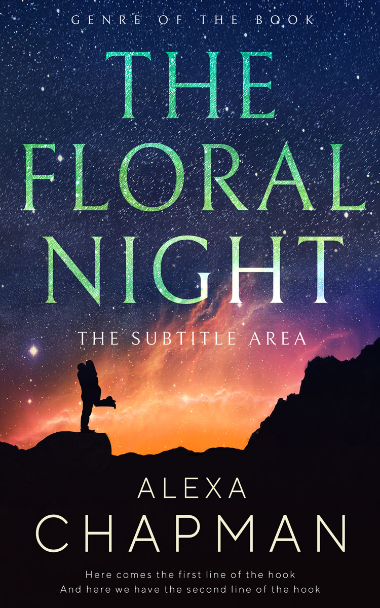 2D view of Premade Romance Book Cover - Mirage