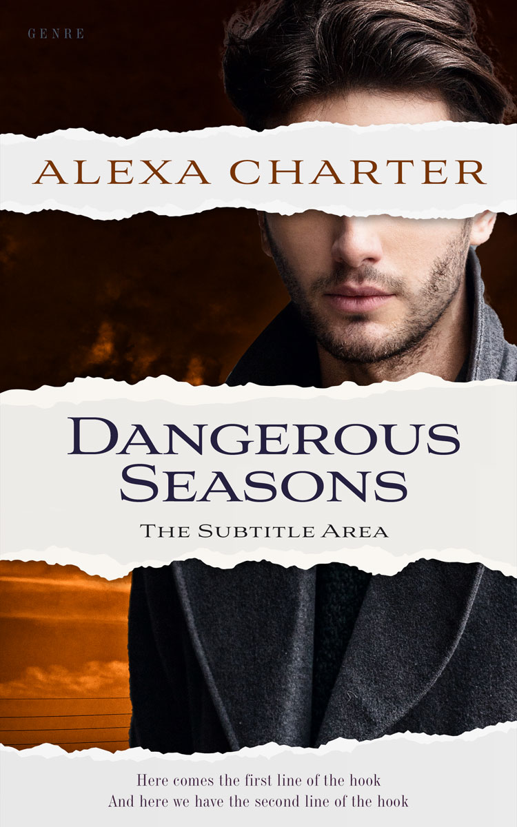 2D view of Premade Mystery & Thriller & Suspense Book Cover - Ebb