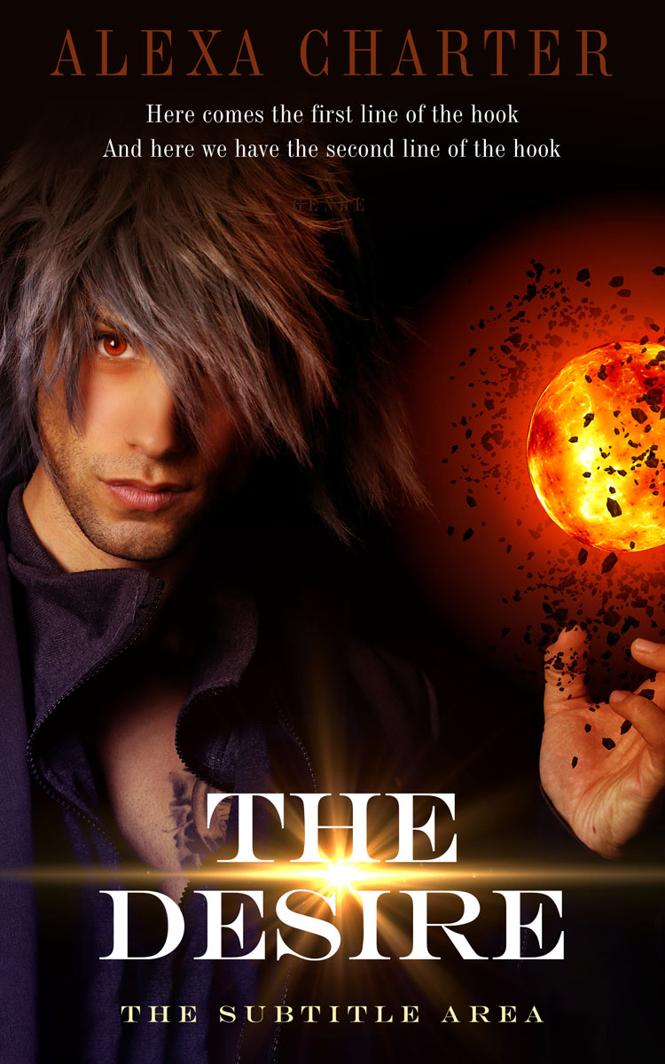 2D view of Raw Sienna #21937 - Premade Fantasy Book Cover