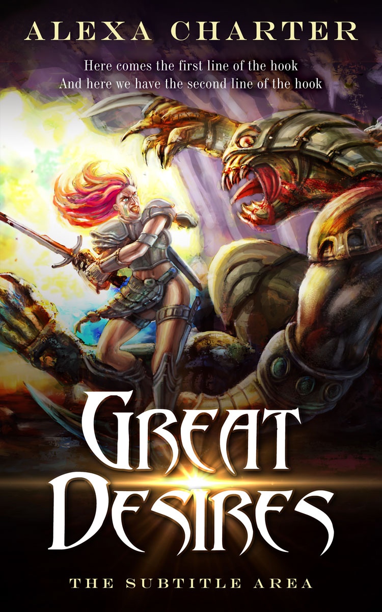 2D view of Pavlova #21940 - Premade Fantasy Book Cover