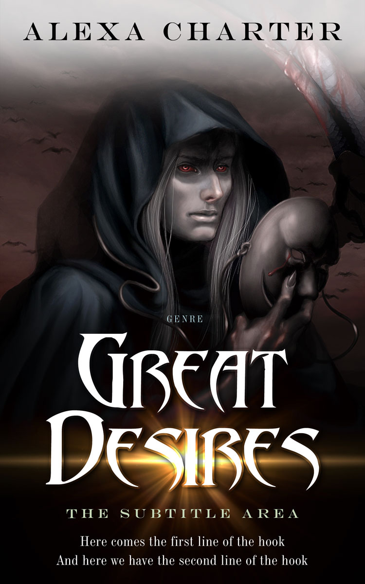 2D view of Silver Rust #21946 - Premade Horror Book Cover