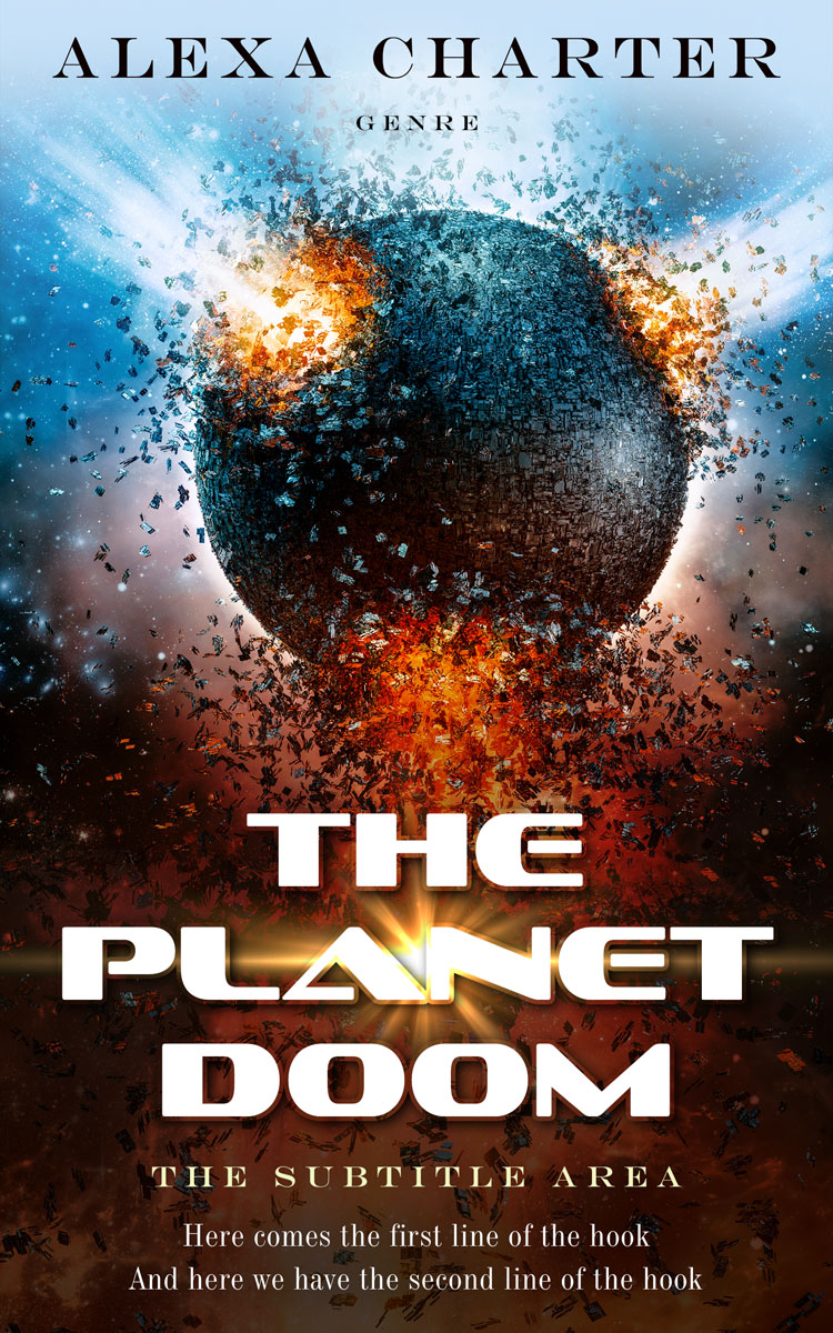 2D view of Eclipse #21952 - Premade Apocalyptica Book Cover