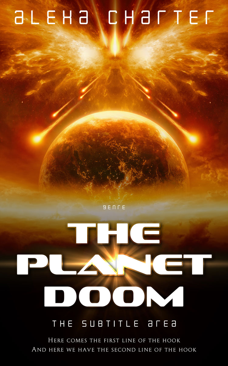 2D view of Korma #21957 - Premade Apocalyptica Book Cover | BookCoverZone