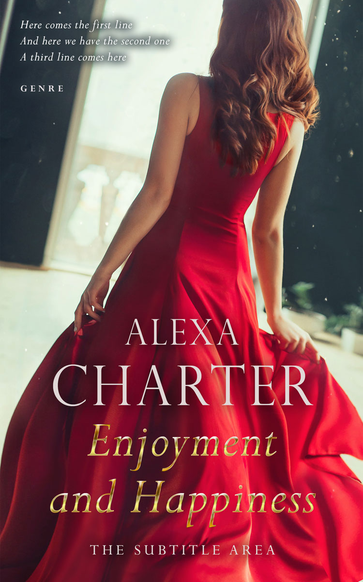 2D view of Premade Chick Lit Book Cover - Tana