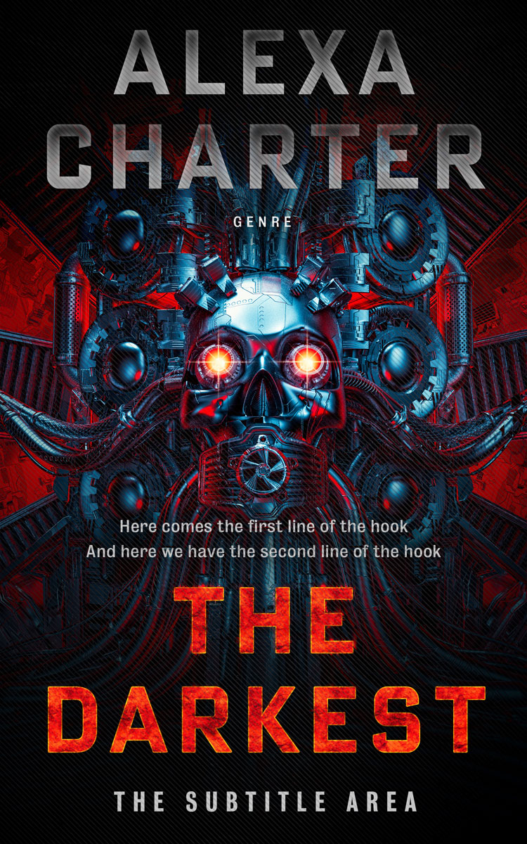 2D view of Premade Mystery & Thriller & Suspense Book Cover - Woodsmoke