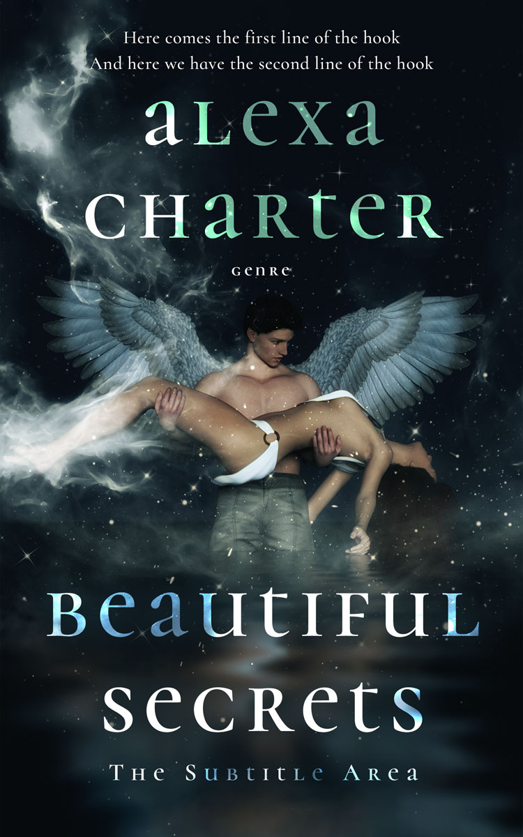 2D view of Premade Fantasy Book Cover - Bunker