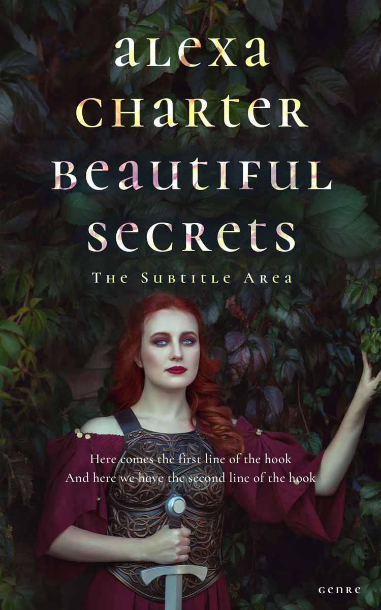 2D view of Premade Fantasy Book Cover - Dune